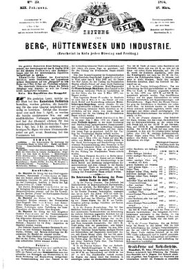 Der Berggeist Freitag 27. März 1874