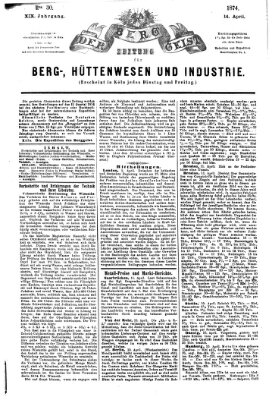 Der Berggeist Dienstag 14. April 1874