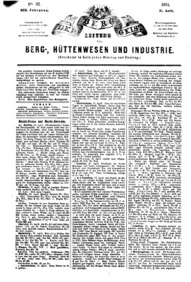 Der Berggeist Dienstag 21. April 1874