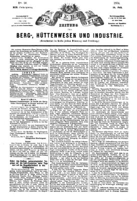 Der Berggeist Dienstag 14. Juli 1874