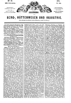 Der Berggeist Dienstag 21. Juli 1874