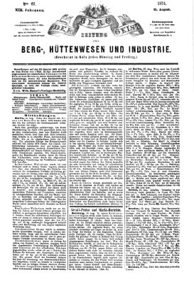 Der Berggeist Freitag 21. August 1874