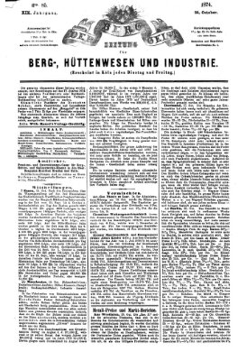 Der Berggeist Freitag 23. Oktober 1874