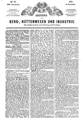 Der Berggeist Freitag 27. November 1874