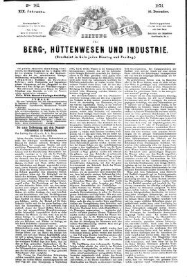 Der Berggeist Dienstag 22. Dezember 1874