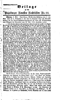 Augsburger neueste Nachrichten Sonntag 10. Mai 1874