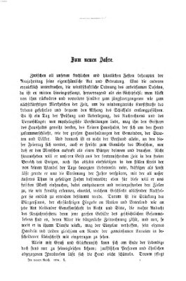 Im neuen Reich Freitag 2. Januar 1874