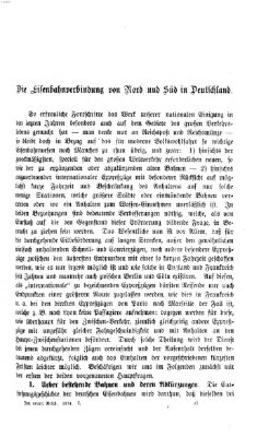 Im neuen Reich Freitag 6. Februar 1874