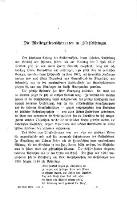 Im neuen Reich Donnerstag 2. April 1874