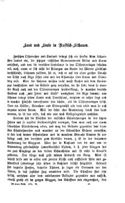 Im neuen Reich Freitag 18. September 1874