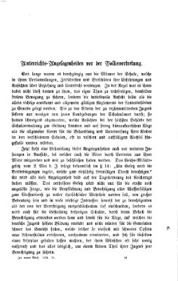 Im neuen Reich Freitag 6. November 1874