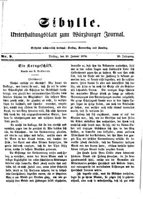 Sibylle (Würzburger Journal) Dienstag 20. Januar 1874