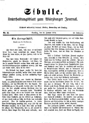 Sibylle (Würzburger Journal) Samstag 24. Januar 1874