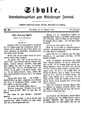 Sibylle (Würzburger Journal) Donnerstag 19. Februar 1874