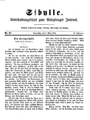 Sibylle (Würzburger Journal) Donnerstag 5. März 1874