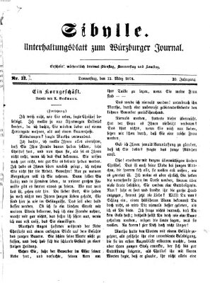 Sibylle (Würzburger Journal) Samstag 14. März 1874