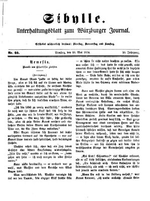 Sibylle (Würzburger Journal) Dienstag 19. Mai 1874