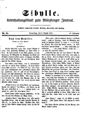 Sibylle (Würzburger Journal) Donnerstag 6. August 1874