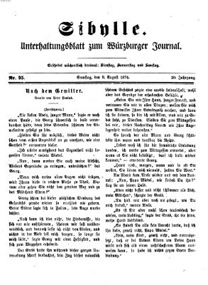 Sibylle (Würzburger Journal) Sonntag 9. August 1874