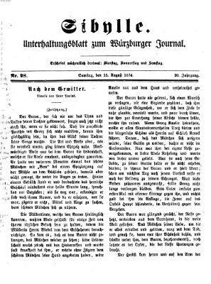 Sibylle (Würzburger Journal) Samstag 15. August 1874