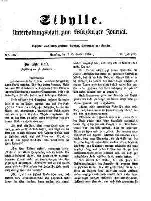 Sibylle (Würzburger Journal) Samstag 5. September 1874