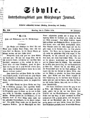 Sibylle (Würzburger Journal) Samstag 3. Oktober 1874