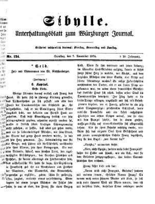 Sibylle (Würzburger Journal) Samstag 7. November 1874