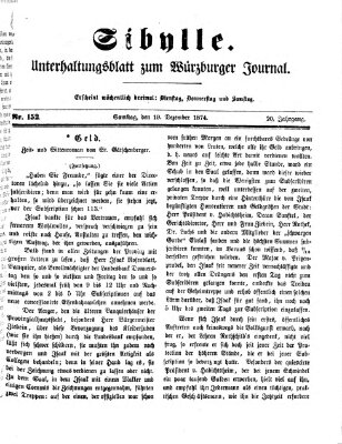 Sibylle (Würzburger Journal) Samstag 19. Dezember 1874