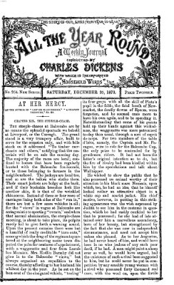 All the year round Samstag 20. Dezember 1873