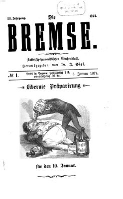 Die Bremse Samstag 3. Januar 1874