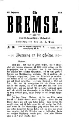 Die Bremse Samstag 7. März 1874