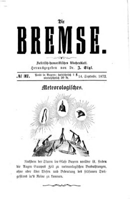Die Bremse Montag 14. September 1874