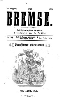 Die Bremse Donnerstag 24. Dezember 1874