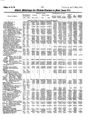 Zeitung des Vereins Deutscher Eisenbahnverwaltungen (Eisenbahn-Zeitung) Montag 8. März 1875