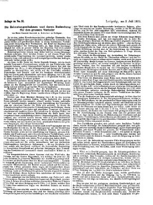 Zeitung des Vereins Deutscher Eisenbahnverwaltungen (Eisenbahn-Zeitung) Freitag 2. Juli 1875