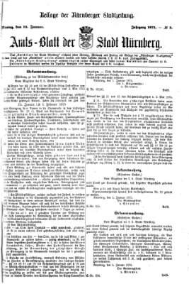 Nürnberger Stadtzeitung (Nürnberger Abendzeitung) Dienstag 12. Januar 1875