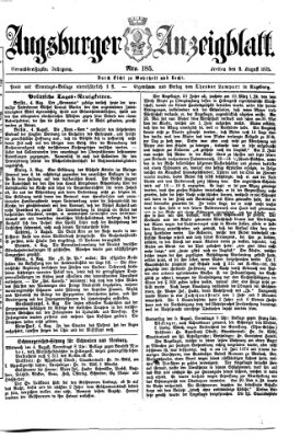 Augsburger Anzeigeblatt Freitag 6. August 1875