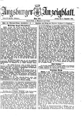 Augsburger Anzeigeblatt Freitag 17. Dezember 1875