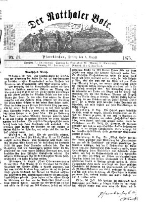 Rottaler Bote Freitag 6. August 1875