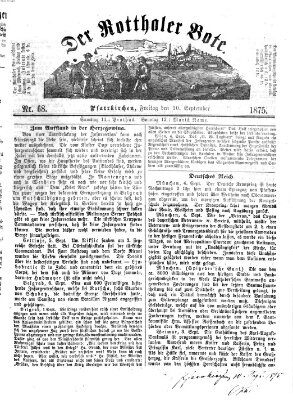 Rottaler Bote Freitag 10. September 1875