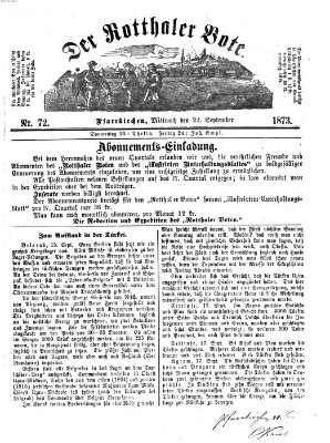 Rottaler Bote Mittwoch 22. September 1875