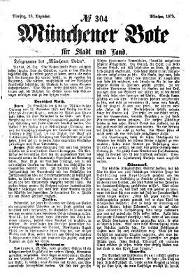 Münchener Bote für Stadt und Land Dienstag 28. Dezember 1875