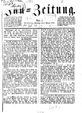 Inn-Zeitung Sonntag 3. Januar 1875