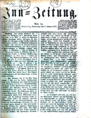 Inn-Zeitung Donnerstag 18. Februar 1875