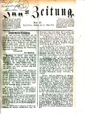 Inn-Zeitung Sonntag 21. März 1875