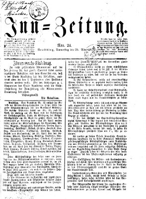 Inn-Zeitung Donnerstag 25. März 1875