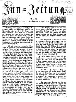 Inn-Zeitung Donnerstag 5. August 1875