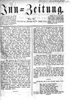 Inn-Zeitung Sonntag 15. August 1875