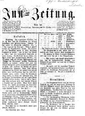 Inn-Zeitung Donnerstag 28. Oktober 1875