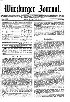 Würzburger Journal Freitag 4. Juni 1875